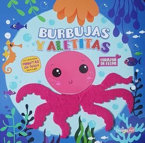 BURBUJAS Y ALETITAS: CORAZON DE FELPA BFLAT5546