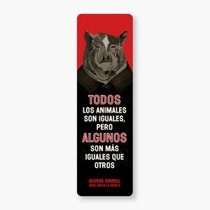 MARCAPAGINAS :TODOS LOS ANIMALES SON IGUALES