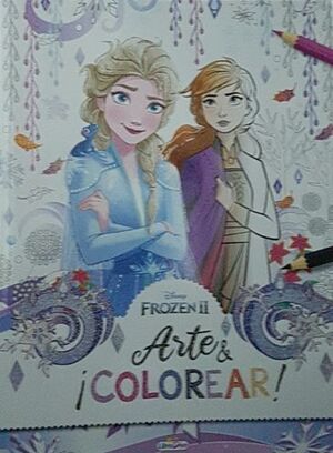 ARTE Y COLORAR FROZEN II MORADO LD0978