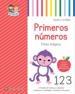 PRACTI: PRIMEROS NÚMEROS: 1,2,3 ( TINTA MÁGICA )