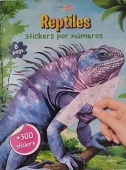 ANIMALES EXTREMOS CON STICKERS: REPTILES  BAMAG0212